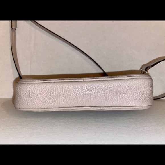 Coach Sadie Tan Crossbody Pebbled Leather Bag - Picture 8 of 9